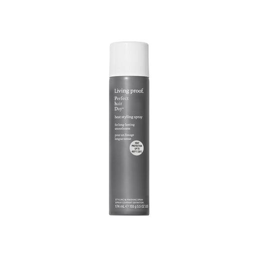 Light Slate Gray Living proof Perfect Hair Day Heat Styling Spray – Smoothness for 48 Hours, Heat Protection up to 450°F, Ultra-Fine Mist for Damp or Dry Hair, 5.5 oz
