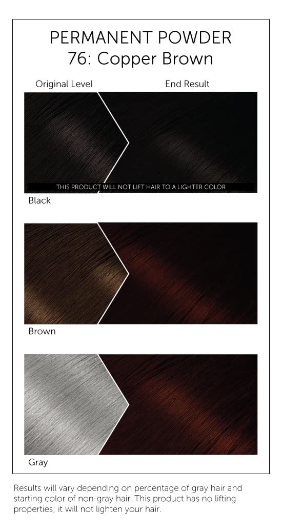 #76 Copper Brown Bigen Permanent Powder - 3 Pack