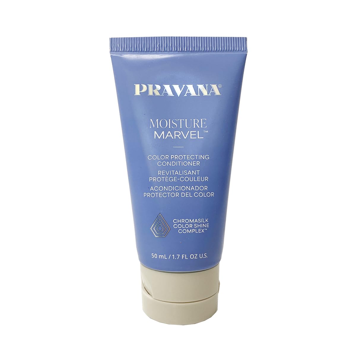 White Smoke PRAVANA Moisture Marvel Conditioner | Hydrates, Moisturizes, Nourishes | For Dry, Color Treated Hair | Chromasilk Enhances Shine & Protection | Vegan, Cruelty-Free | Paraben & Sulfate Free | 1.7 Fl Oz