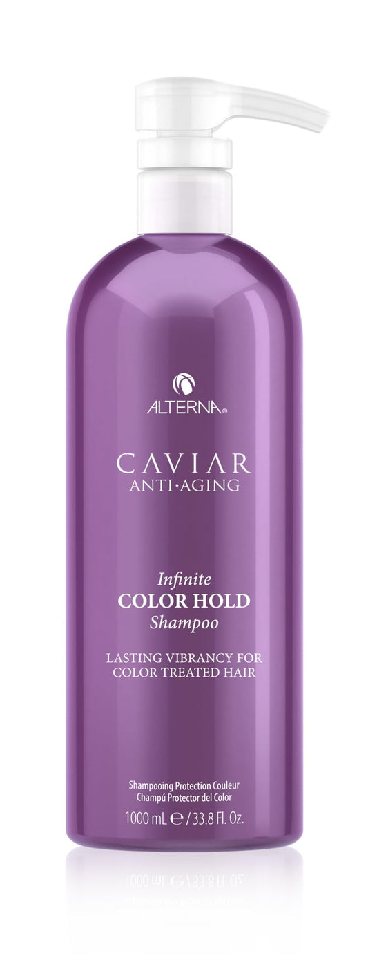 White Smoke Alterna CAVIAR Anti-Aging Infinite Color Hold Shampoo 33.8 Fl Oz | For Color Treated Hair | Minimizes Color Fade | Sulfate Free
