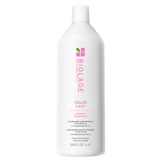 White Smoke Biolage Color Last Shampoo - For Color-Treated Hair, Nourishes, Strengthens, Hydrates and Adds Shine, Soybean Oil & Stearic Acid, Paraben & Mineral Oil-Free, Vegan, 33.8 Fl Oz