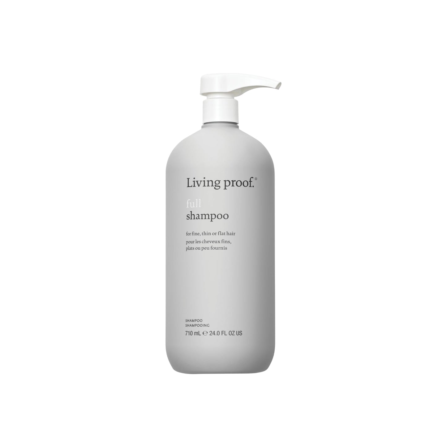 Gray Living Proof Full Shampoo Volumizing Shampoo – Adds Volume, Bounce, Long-Lasting Fullness, Gentle, Paraben & Silicone Free, Safe for Color Treated Hair, 24 oz