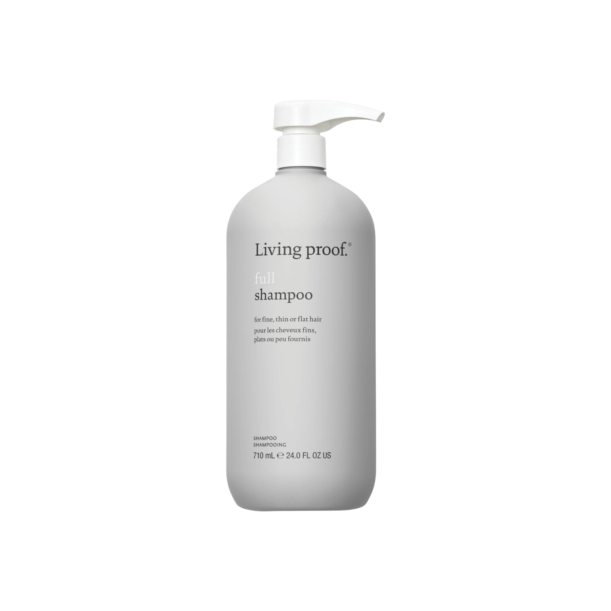 Gray Living Proof Full Shampoo Volumizing Shampoo – Adds Volume, Bounce, Long-Lasting Fullness, Gentle, Paraben & Silicone Free, Safe for Color Treated Hair, 24 oz