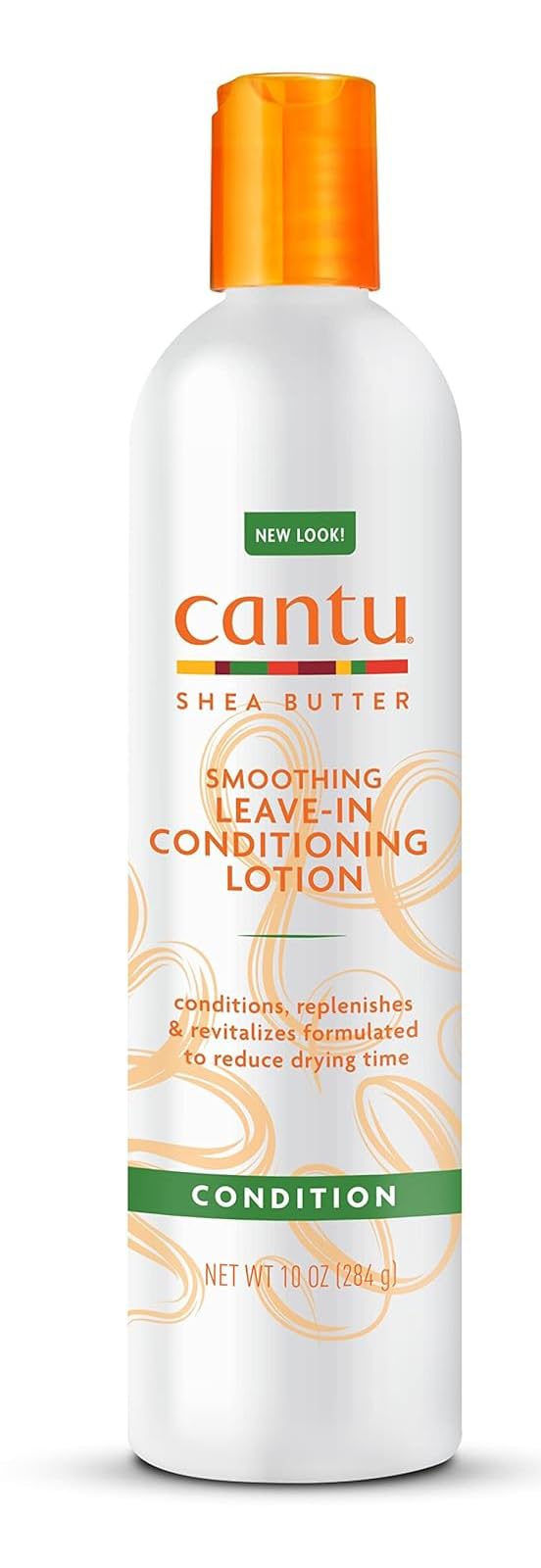 White Smoke Cantu Smoothing Leave-In Conditioning Lotion with Shea Butter, 10 Ounce