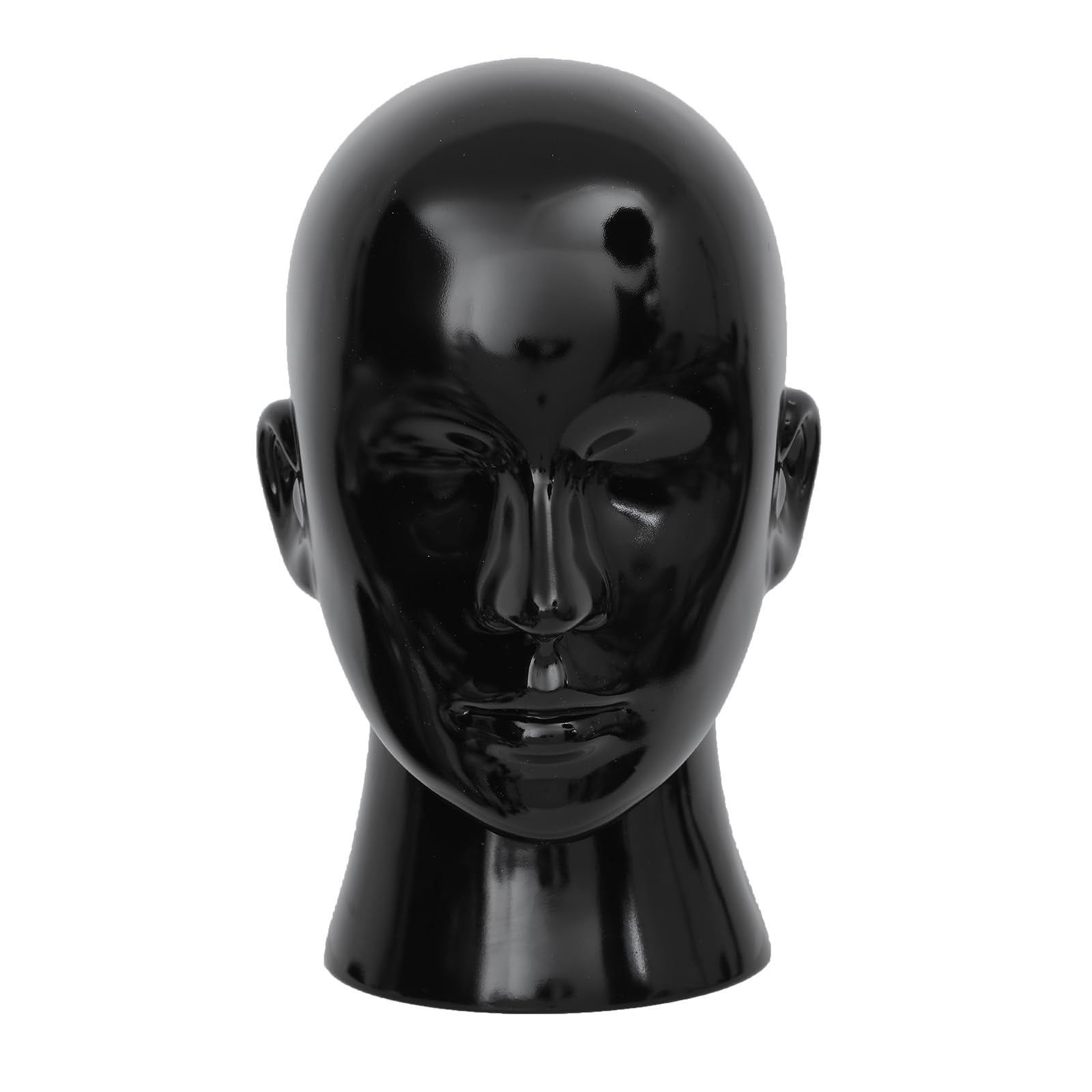 White Smoke Tcwuzick Male Mannequin Head Professional Manikin Head for Display Wigs Hats Headphone Mask Sunglasses Jewelry and Scravat Display Stand (L20LH)