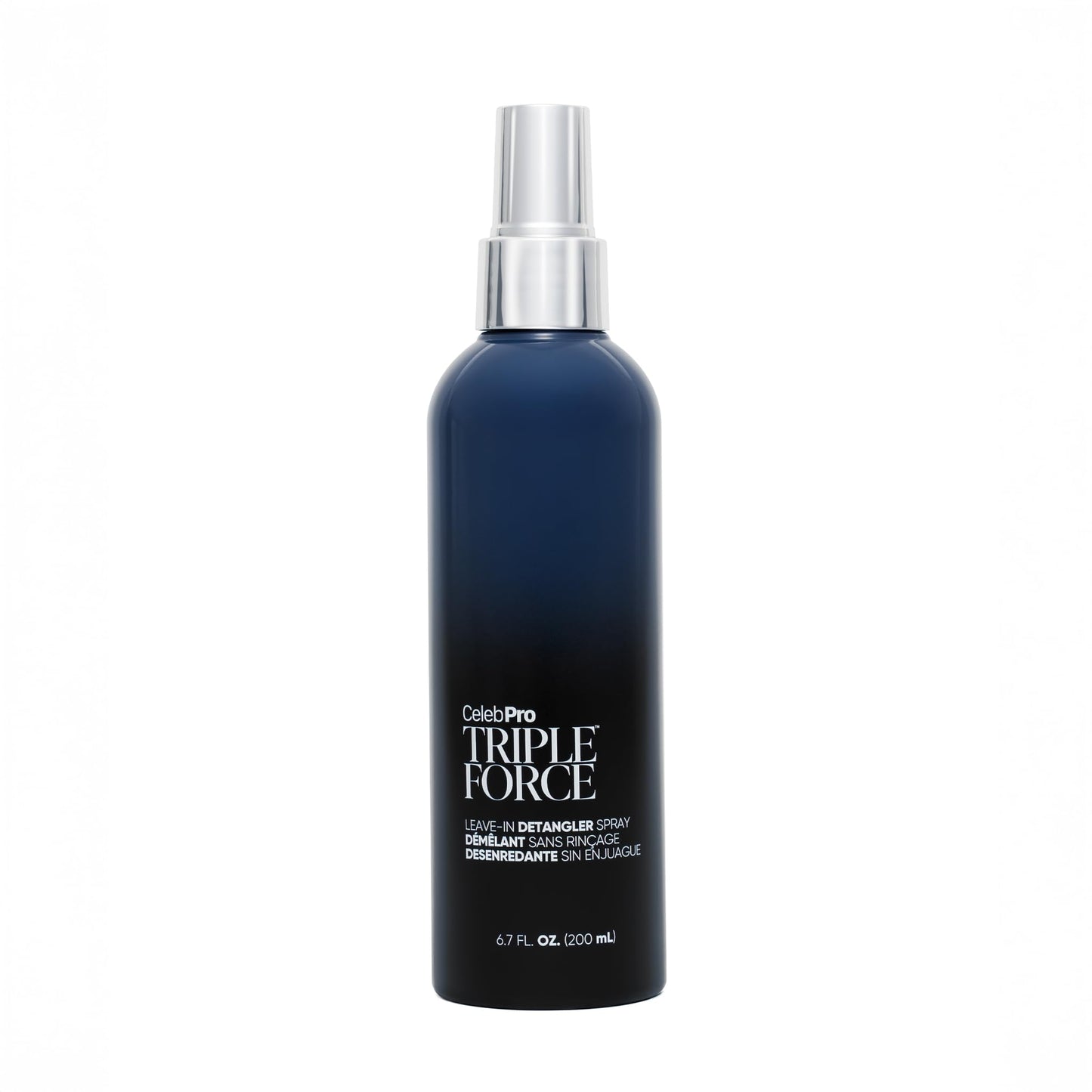 White Smoke Celeb Luxury CelebPRO TRIPLE FORCE Leave In Conditioner Spray, Detangler and Conditioner for All Hair Types, 6.7oz