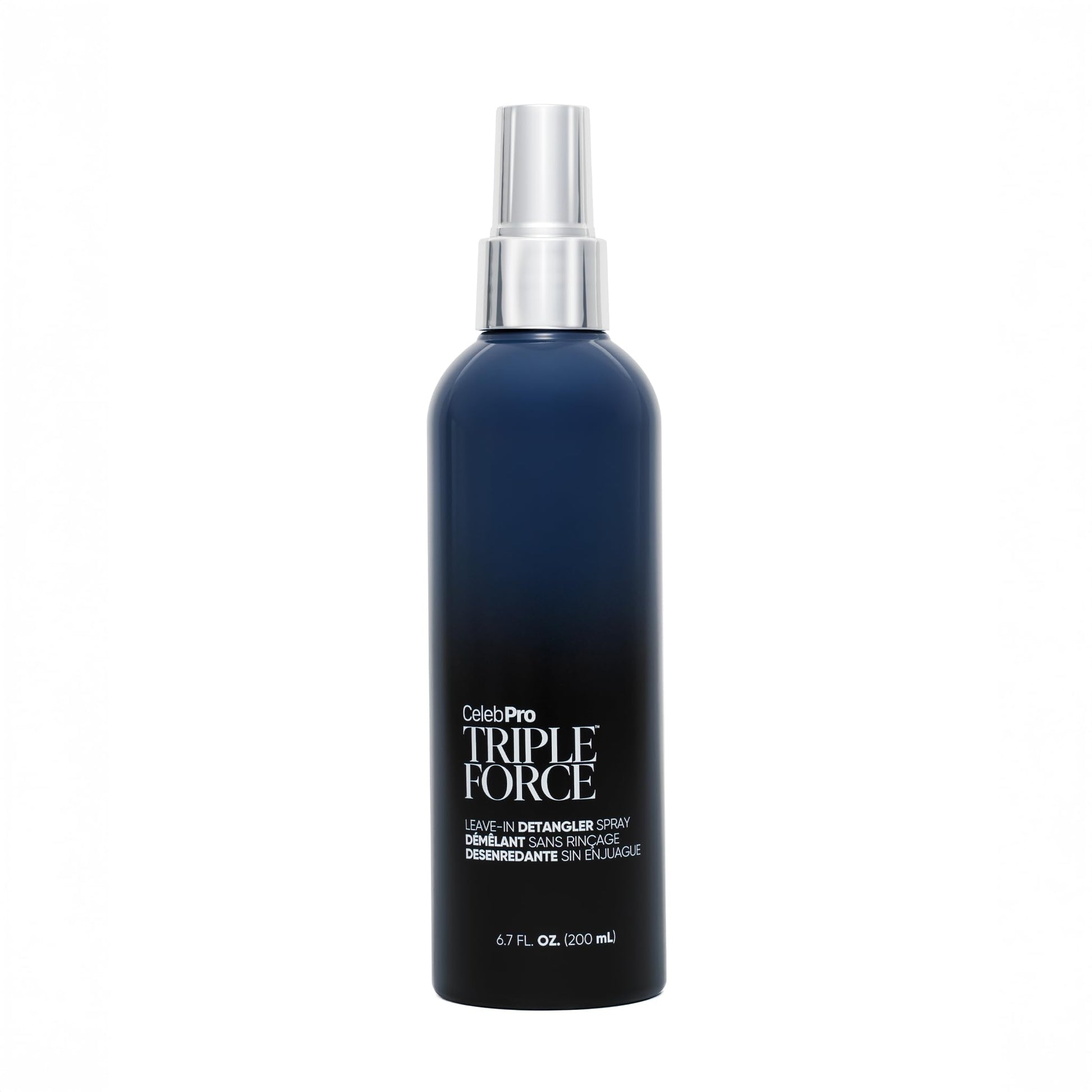 White Smoke Celeb Luxury CelebPRO TRIPLE FORCE Leave In Conditioner Spray, Detangler and Conditioner for All Hair Types, 6.7oz