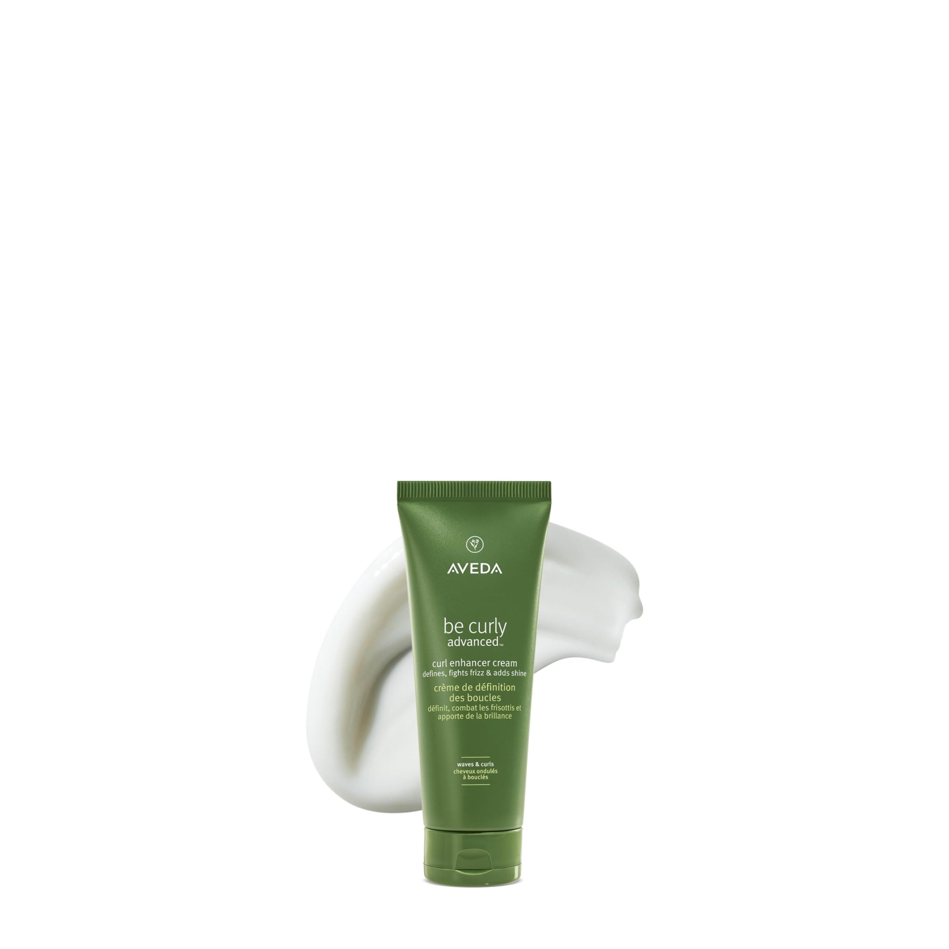 White Smoke Aveda Be Curly Advanced Curl Enhancer Hair Cream | Defines Curly and Wavy Hair | Hydrates, Reduces Frizz, Adds Shine | Air Dry or Blow Dry | Silicone Free | 98% Naturally Derived*, 1.4 Fl Oz