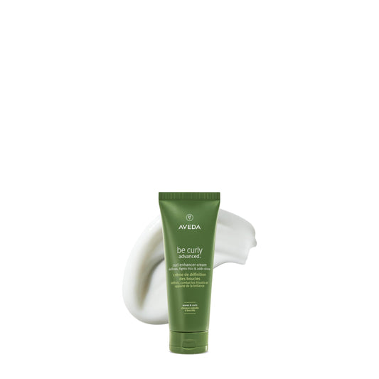 White Smoke Aveda Be Curly Advanced Curl Enhancer Hair Cream | Defines Curly and Wavy Hair | Hydrates, Reduces Frizz, Adds Shine | Air Dry or Blow Dry | Silicone Free | 98% Naturally Derived*, 1.4 Fl Oz