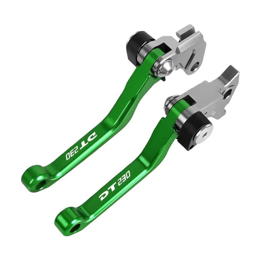 White Smoke Brake Clutch Lever For DT230 For LANZA 1997 1998 1999 Motorcycle Accesorios CNC Pivot Brake Clutch Levers Handle