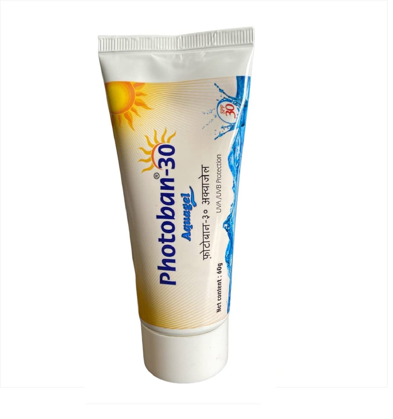 White Smoke Photoban-30 Aquagel UVA/UVB Protection Sun Care Pimple Scars 30 gm