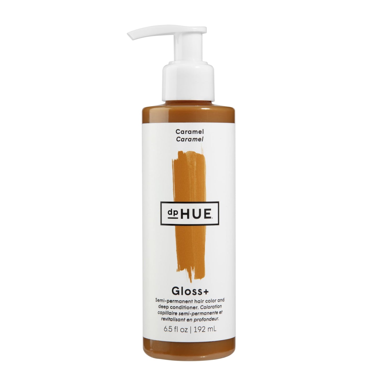 White Smoke dpHUE Gloss+, Caramel - Boosts Fading & Faded Hair Color - 8-12 Applications per Bottle - Lasts Up to 8 Washes