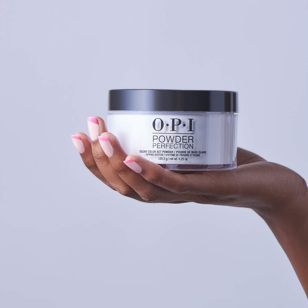Light Gray OPI Powder Perfection Clear Color Set | Color Setting Nail Dipping Powder | 1.5 oz