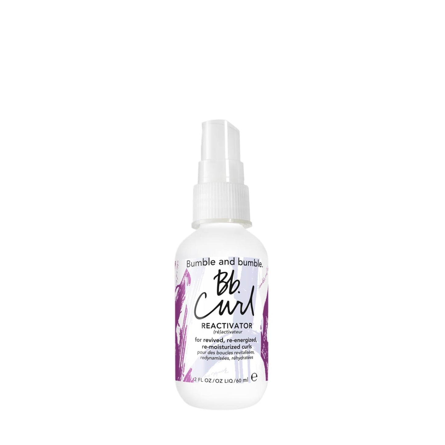White Smoke Bumble and bumble. Curl Reactivator Hair Mist | For Revived + Re-moisturized Coils, Curls, Waves | Anti Frizz | UV Protection| With Jojoba, Avocado + Coconut Oil |Travel Size, 8.5 Fl Oz