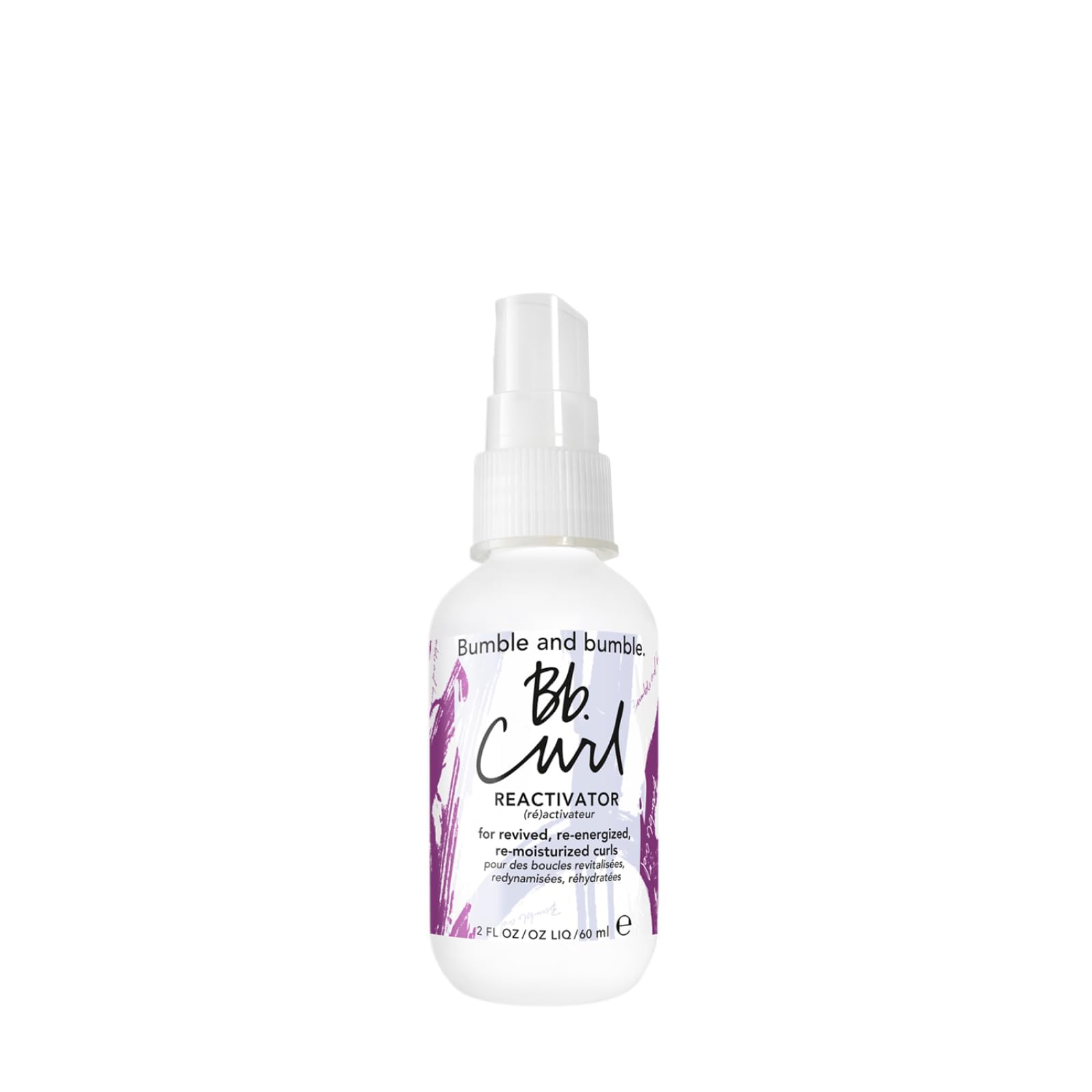 White Smoke Bumble and bumble. Curl Reactivator Hair Mist | For Revived + Re-moisturized Coils, Curls, Waves | Anti Frizz | UV Protection| With Jojoba, Avocado + Coconut Oil |Travel Size, 8.5 Fl Oz