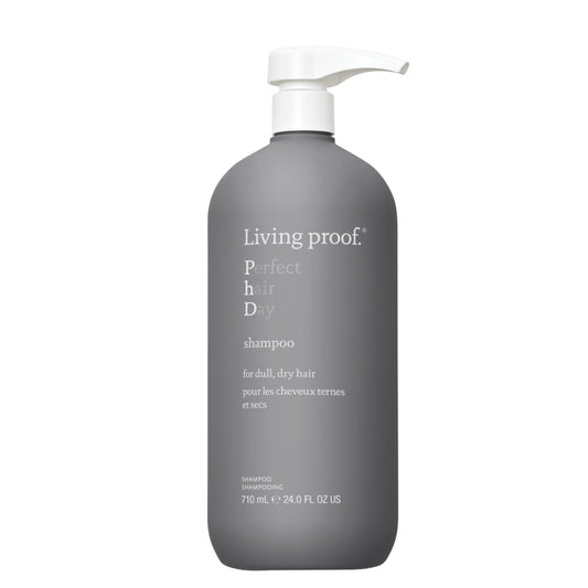 White Smoke Living proof Perfect hair Day Shampoo Hydrating Shampoo for Women, Gently Cleansing & Enhances Shine, 24 oz