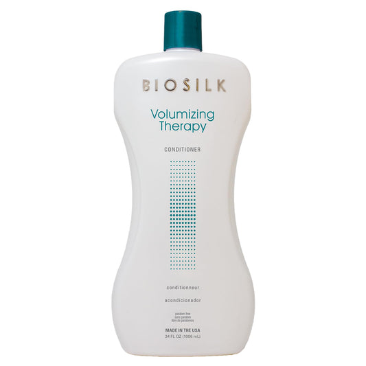 Light Gray BioSilk Volumizing Therapy Conditioner, Adds Volume & Body While Moisturizing & Conditioning Hair, Sulfate, Paraben & Cruelty-Free, 34 Oz