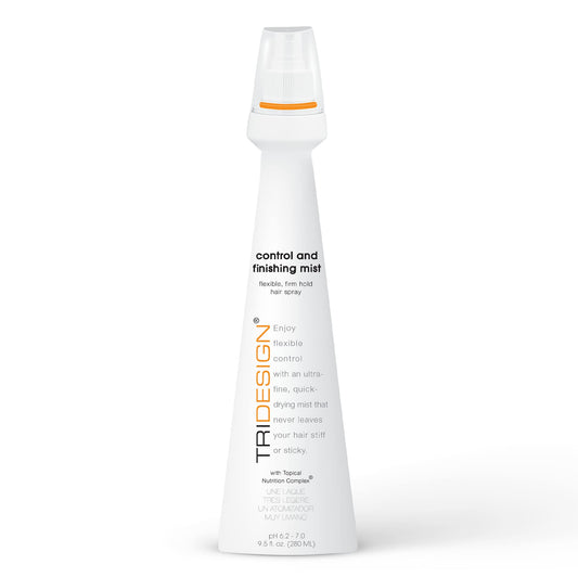 White Smoke TRIDESIGN Leave-In Reconstructor – Moisturizing Detangler Leave-In Conditioner Spray for Frizzy, Dry Hair with Heat Protection, Bonding Support & Hair Barrier Repair for All Hair Types – 9.5 Fl Oz