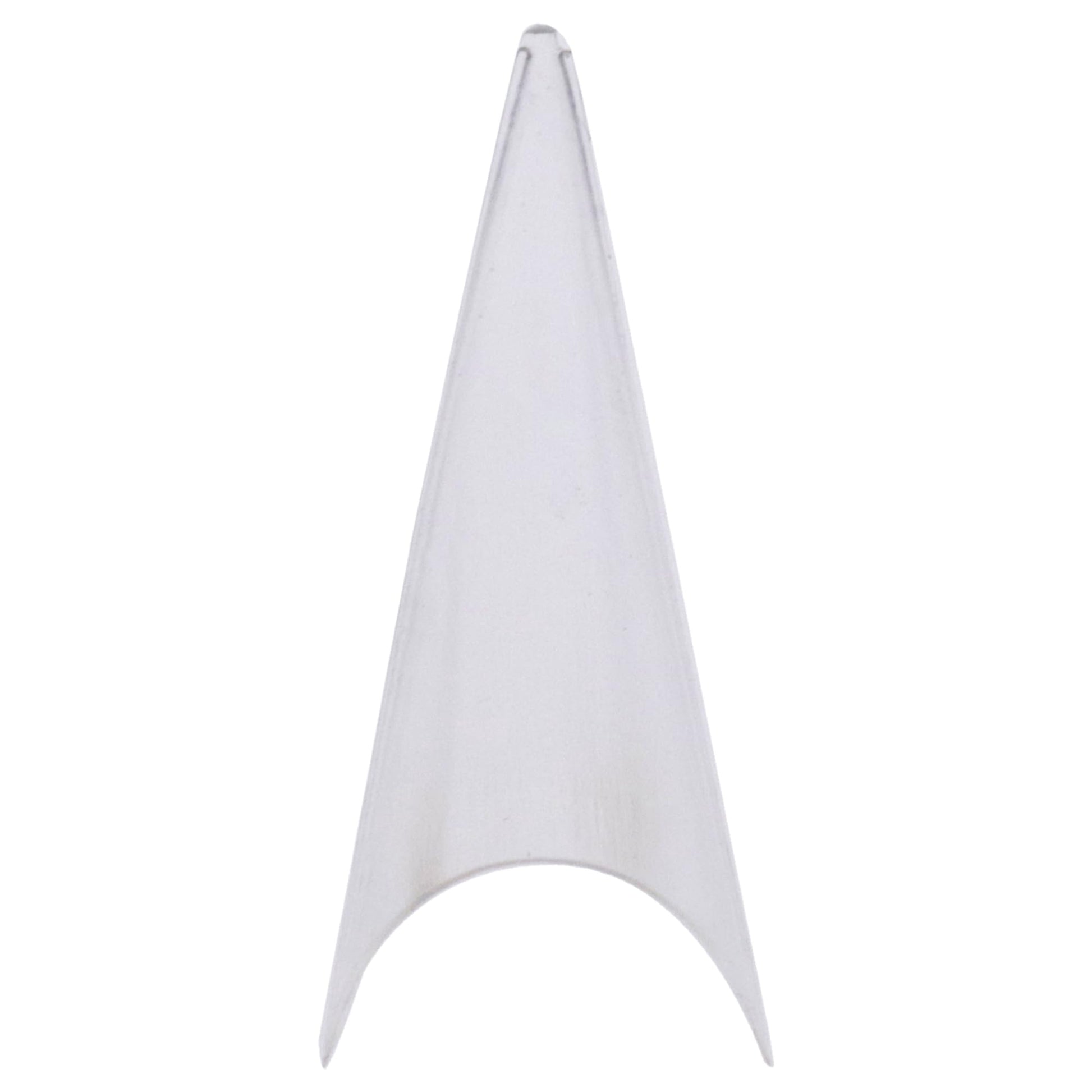 White Smoke Vamp Tips - 1 by Cuccio Pro for Women - 50 Pc Acrylic Nails