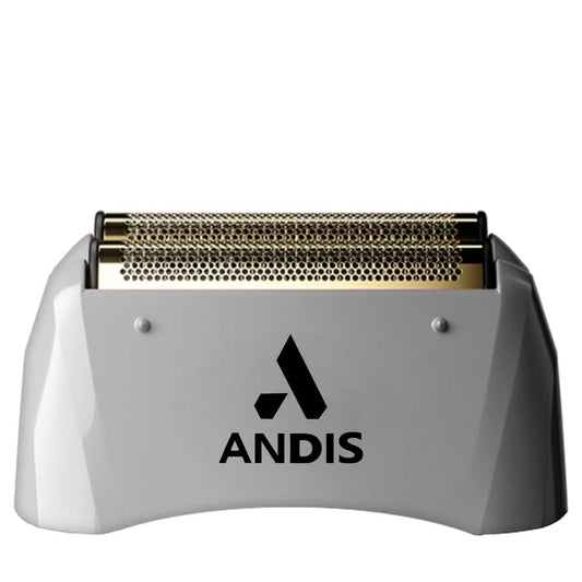 Dark Gray Andis 17160 Replacement Foil for Pro-Foil & Lithium Shaver - Super Soft Gold Titanium Cutters, Close & Smooth Cutting, Zero Finish with No Bumps/Irritation - Compatibles Models, Gray