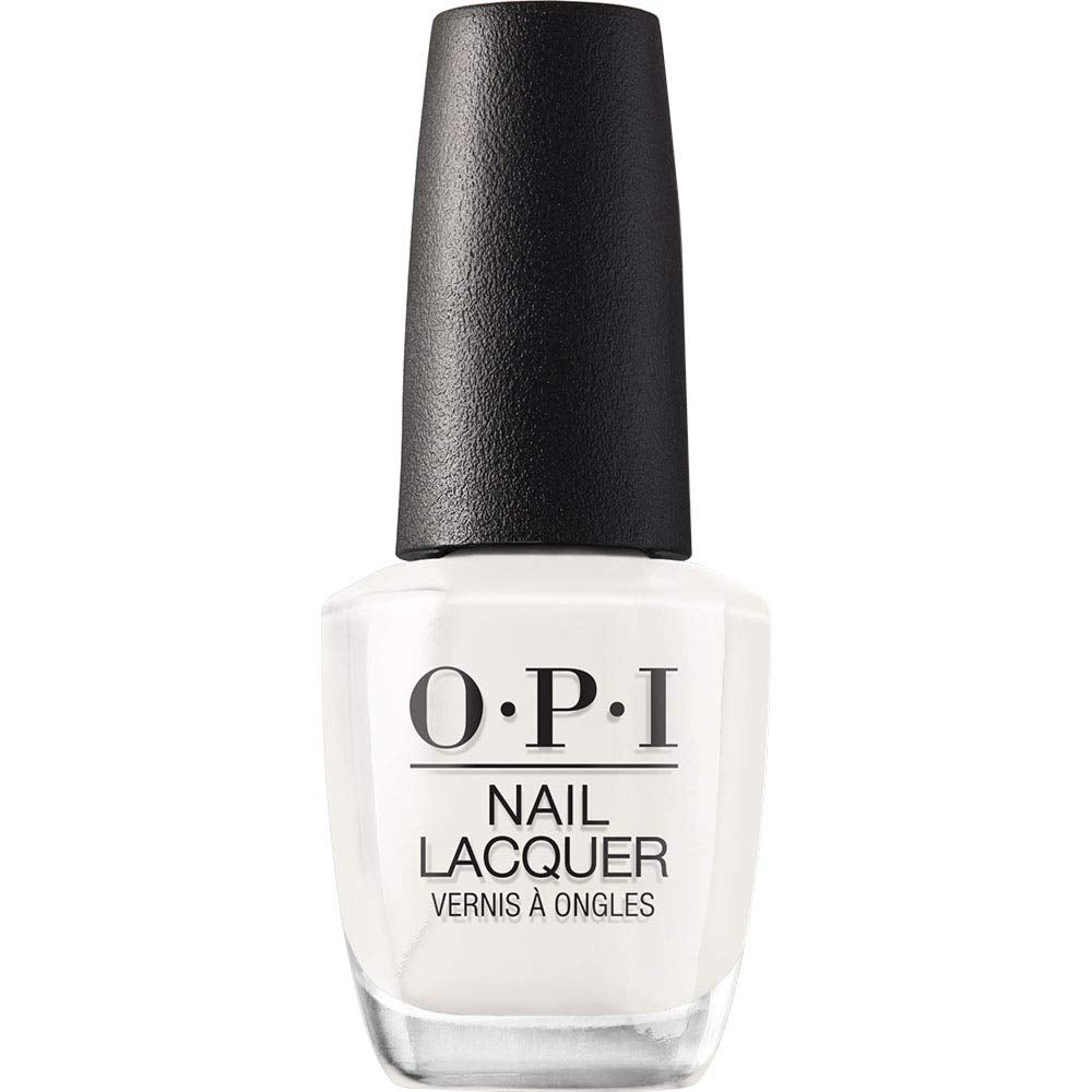 White Smoke OPI Nail Lacquer Funny Bunny | Sheer Soft White Crème Chip Resistant Nail Polish | Fast Drying, Streak Free