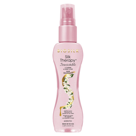 White Smoke BioSilk Irresistible Collection Silk Therapy Hair Fragrance 2.26oz. Jasmine & Honey Scent, 2.26 ounces