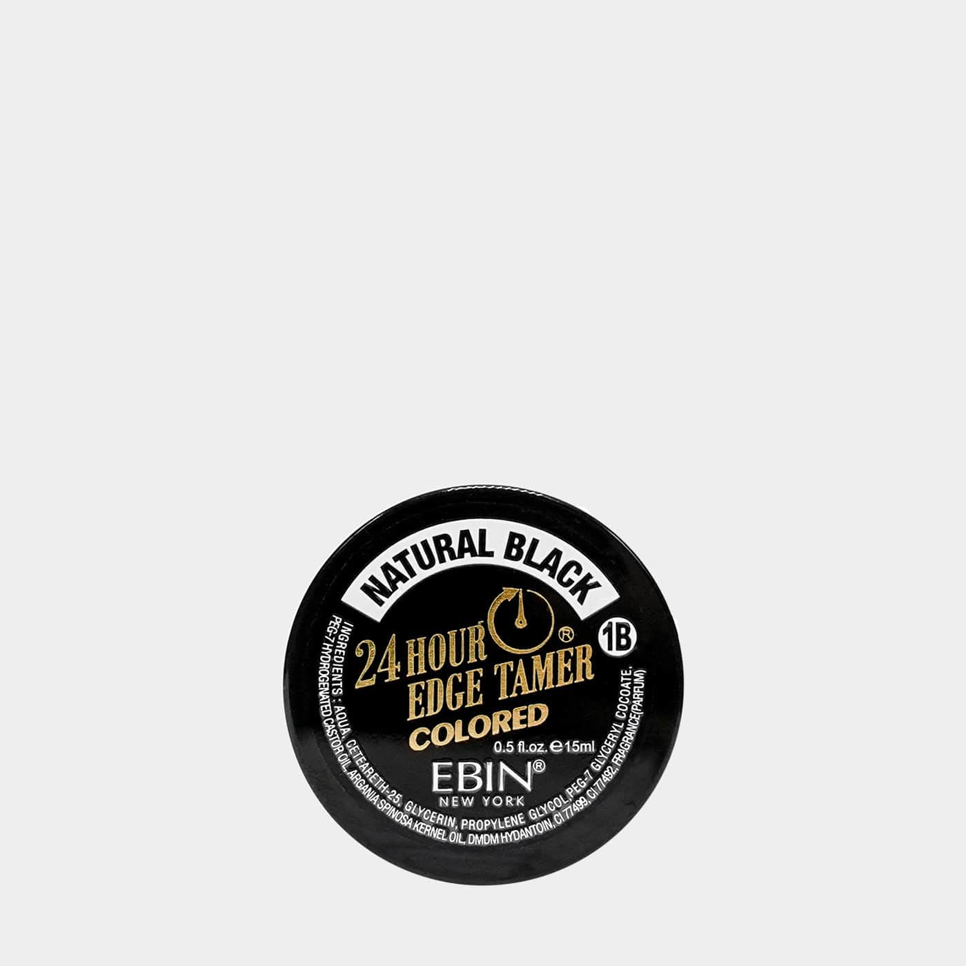 Black EBIN NEW YORK 24 Hour Colored Edge Tamer - Natural Black 0.5oz
