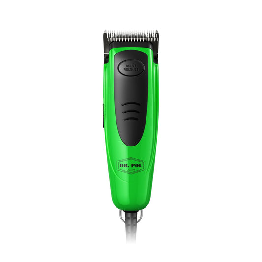 White Smoke Andis Dr. Pol Easy Clip Versa Clipper Kit - Complete Grooming Solution with Detachable Blades, Attachment Combs, Nail Clipper & More for Safe, Efficient Grooming of All Dog Types, Green, 561121