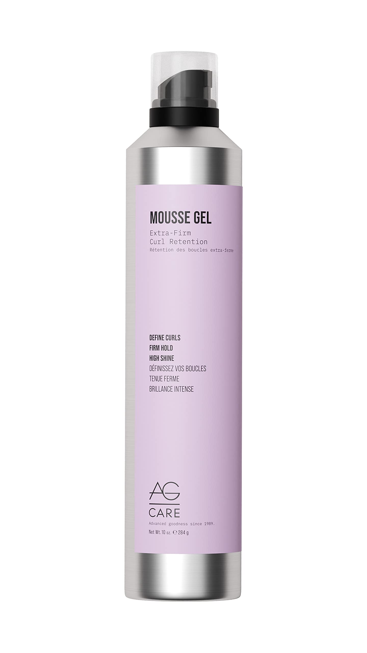 Thistle AG Care Curl Retention Mousse Gel with Exclusive Curl Creating Complex | Extra Firm Styling Mousse for Curly Hair, 10 Fl Oz