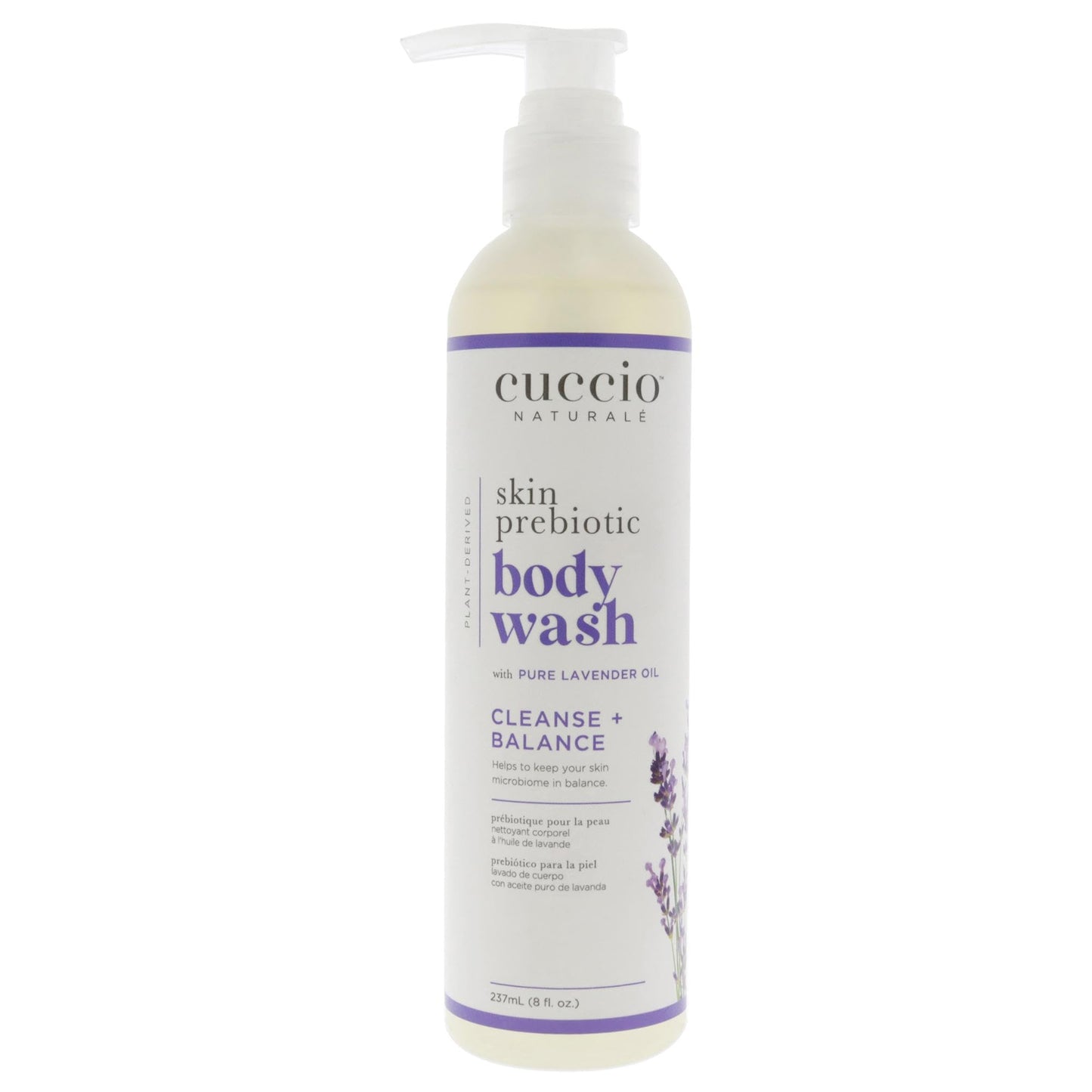 White Smoke Cuccio Naturale Skin Prebiotic Body Wash - Lavander Body Wash Unisex 8 oz