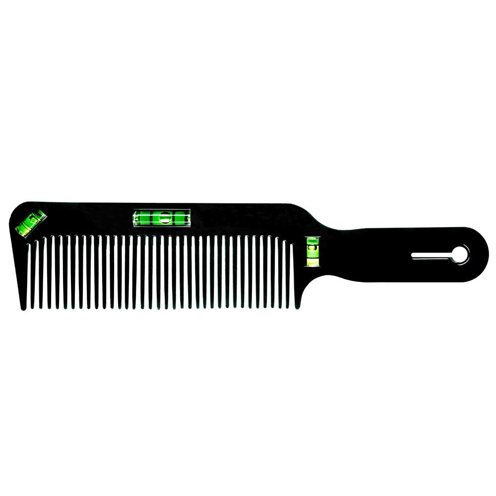 Black Burmax Scalpmaster Clipper Comb with Levels