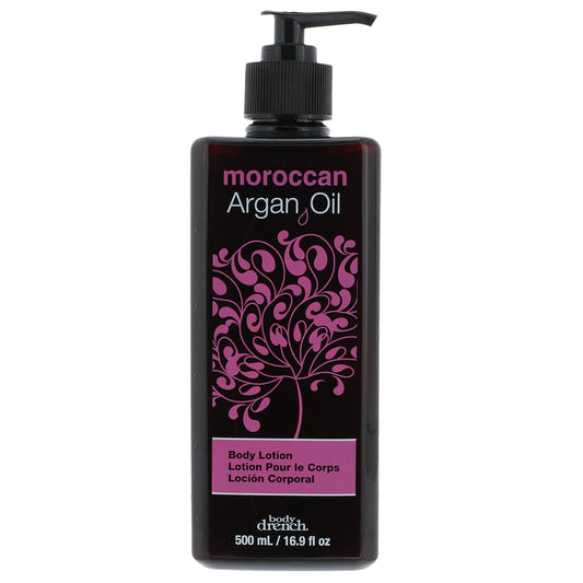 White Smoke Body Drench Argan Oil Body Lotion – Hydrating & Moisturizing Lotion for Dry Skin with Moroccan Oil, Softens and Smooths Skin, 16.9 fl oz
