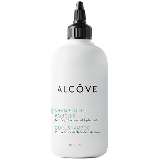 White Smoke Alcôve - Curls Shampoo - Hydrating Formula - Sulfate-Free - Enhances Curl Definition - Frizz Control - Wavy Curly Coily Hair - Gentle Cleanse - Spa-Like Experience- For Women and Men - 10 fl.oz Bottle