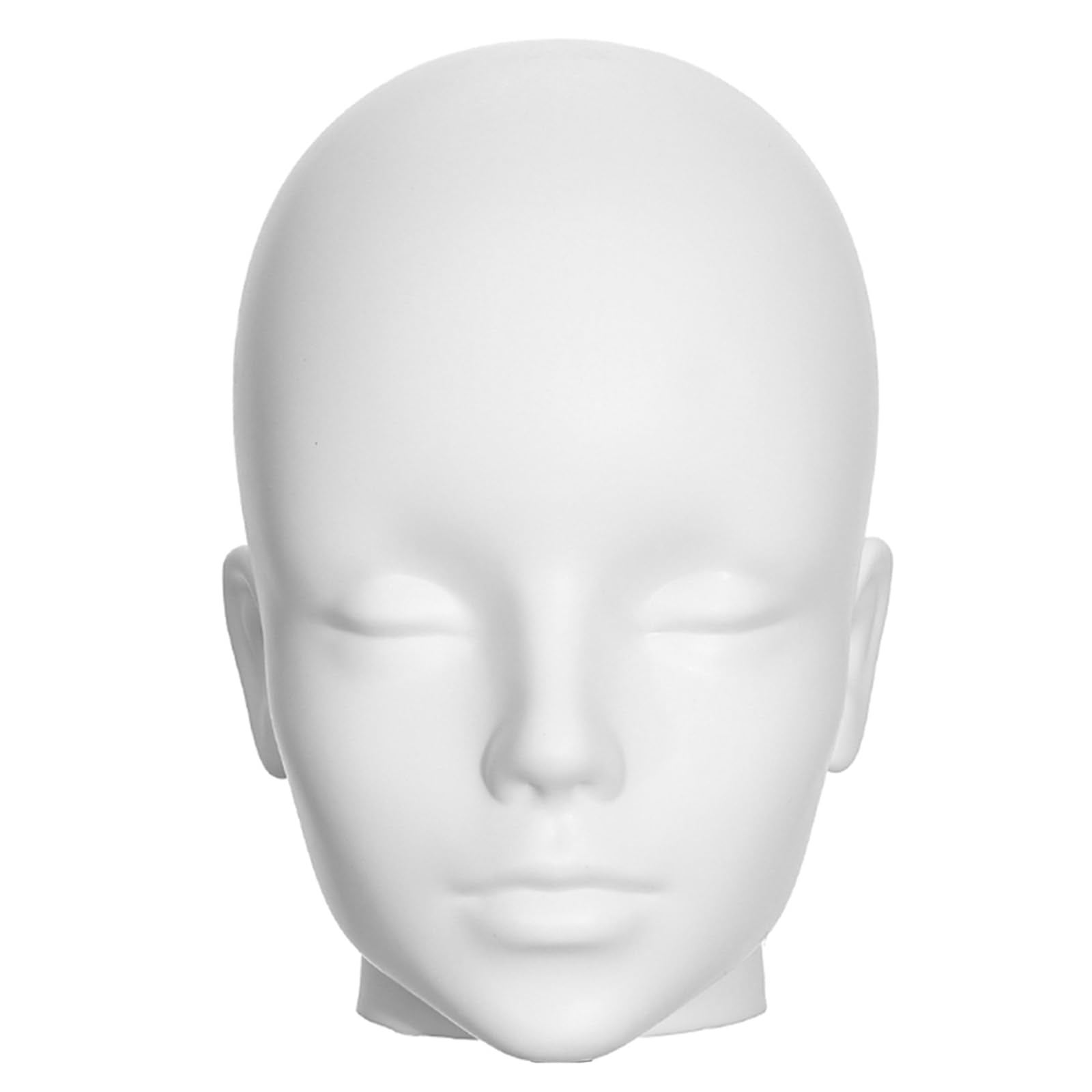 Lavender SK-QACD Mannequin Head Male Professional Cosmetology White Manikin Head for Display Headset, Headphone, Game Console, Hats, Wigs Jewellery