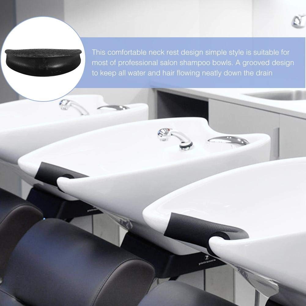 White Smoke Shampoo Bowl Neck Rest,Shampoo Bowl Neck Cushion,Shampoo Bowl Neck Cushion, Soft Gel Neck Rest Pillow for Salon Hair Wash Sink Basin Accessories
