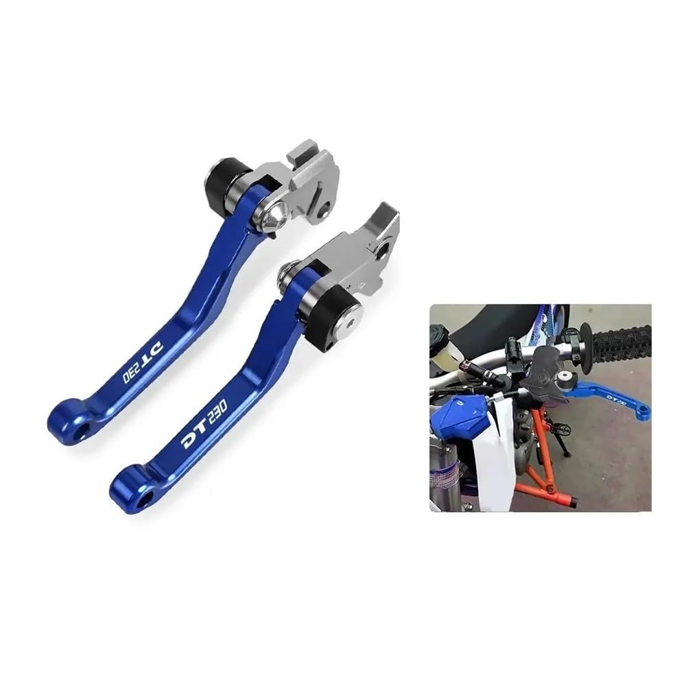 White Smoke Moto Handle Clutch Brake Lever For YA&MA&HA DT230 LANZA 1997 1998 1999 Motorcycle CNC Pivot Brake Clutch Levers Accesorios Anti-break