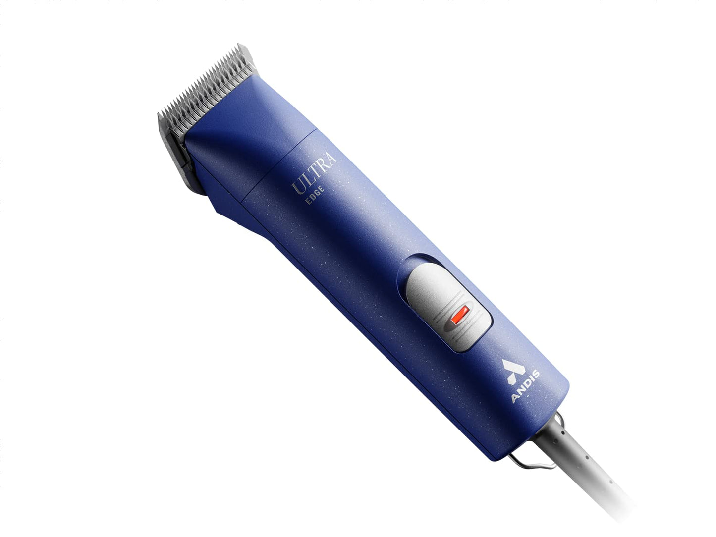 White Smoke Andis Professional UltraEdge Super 2-Speed Detachable Blade Dog/Pet Clipper, Rotary Motor with Shatter-Proof Housing, Runs Calm & Silent, 14-Inch Cord, for All Dog Coats & Breeds, 120 Volts, Blue