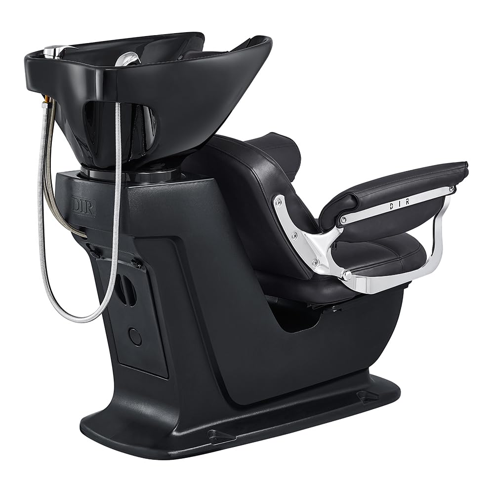 White Smoke DIR Beauty Salon Shampoo Backwash Unit, Hair Washing Shampoo Sink MOCHILAGON, Black