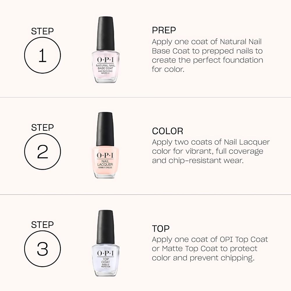White Smoke OPI Nail Lacquer & On Point Press On Nails, Lincoln Park After Dark/Heart Bundle | Short Round Cool Purple with Hearts Press On Nail Art, 24 Count with Glue & Matching Iconic Nail Lacquer Polish Shade