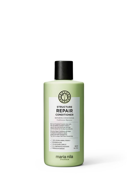 White Smoke Maria Nila Structure Repair, Strengthening & Nourishing Conditioner For Damaged & Chemically Treated Hair, Algae Extract Rebuilds, Revitalizes & Repairs Hair, 10.1 Fl Oz