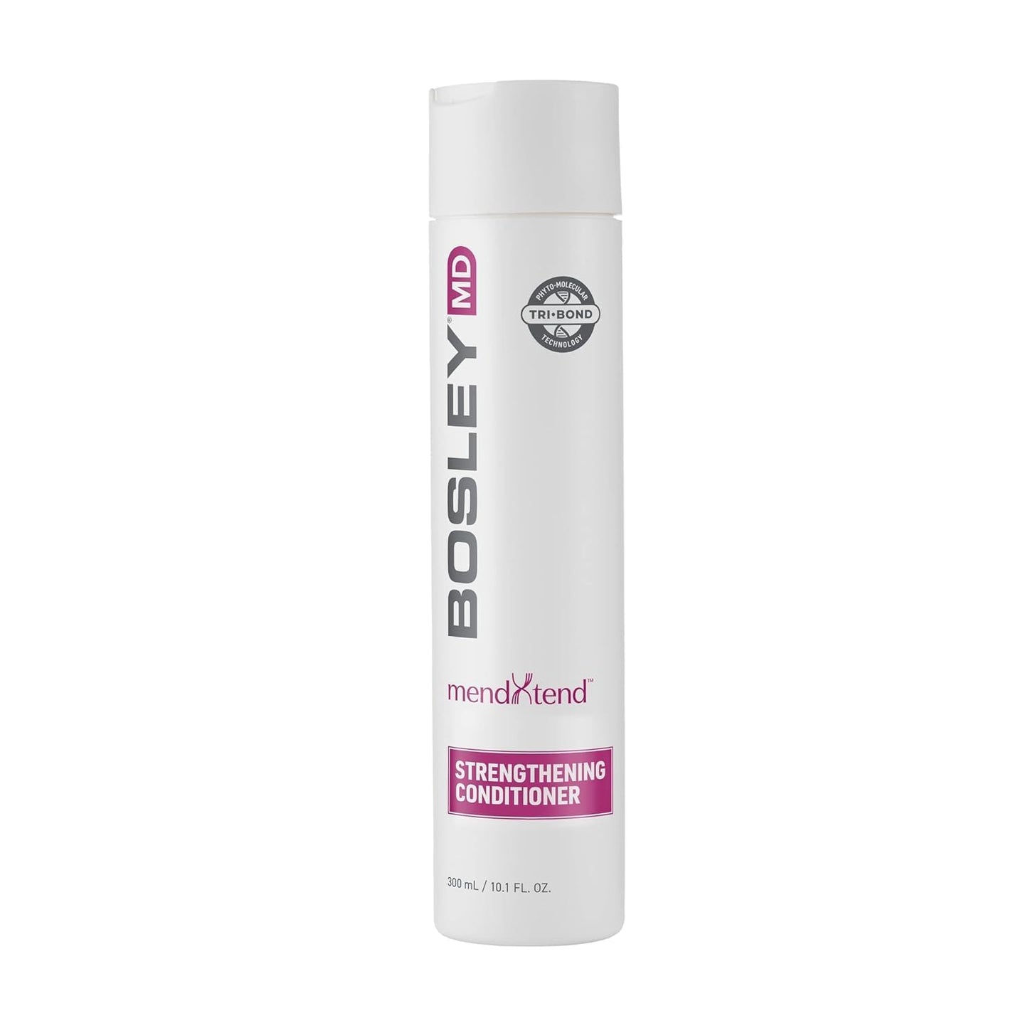 Light Gray BosleyMD MendXtend Strengthening Conditioner for Thinning Hair – Sulfate-Free Thickening & Breakage Repair with Biotin, DHT Blockers & Tri-Bond Technology – Fuller, Stronger Hair for Unisex 33.8 Fl Oz