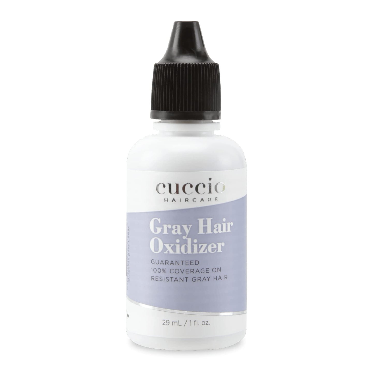 White Smoke Cuccio Haircare Gray Hair Oxidizer - Guaranteed Full Coverage - Adds Depth And Shine - Intensifies Red Shades - Helps Color Penetrate Better - Can Be Used With Any Color Line - 1 Oz Treatment