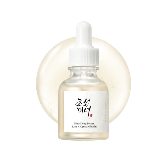 White Smoke Beauty of Joseon Glow Deep Serum Rice Alpha-Arbutin for Uneven Dull Skin Tone, Daily Korean Skin Care for Men and Women 30ml, 1 fl.oz