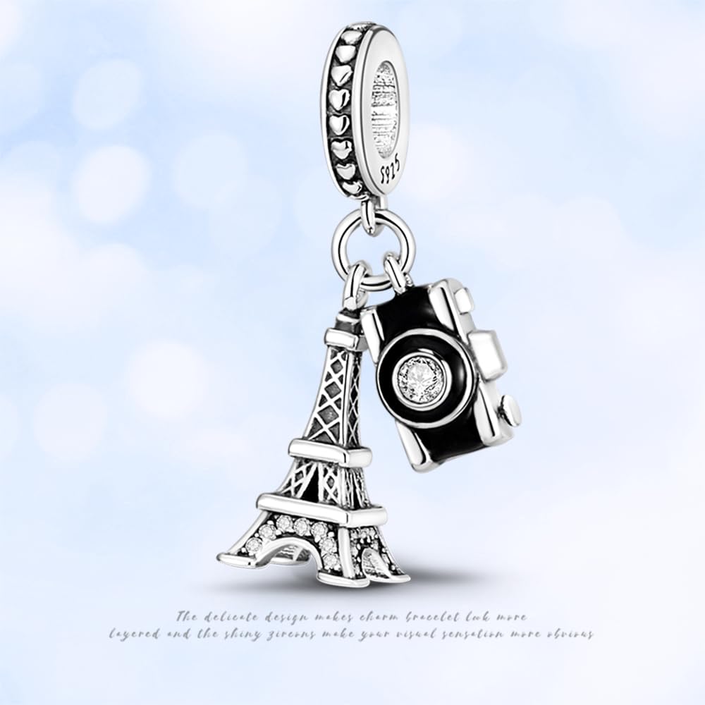 Lavender ChenYuTe 925 Sterling Silver Charms for Bracelets,Happy Family Dangle Pendants Charms Bead fit Pandora Charms Bracelets or Necklaces Jewelry Gift for Womens