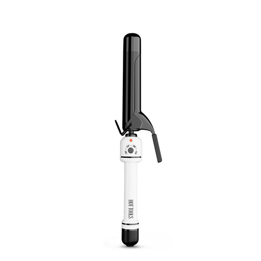White Smoke HOT TOOLS Pro Artist Nano Ceramic Curling Iron/Wand | For Smooth, Shiny Hair (1-1/4” in)