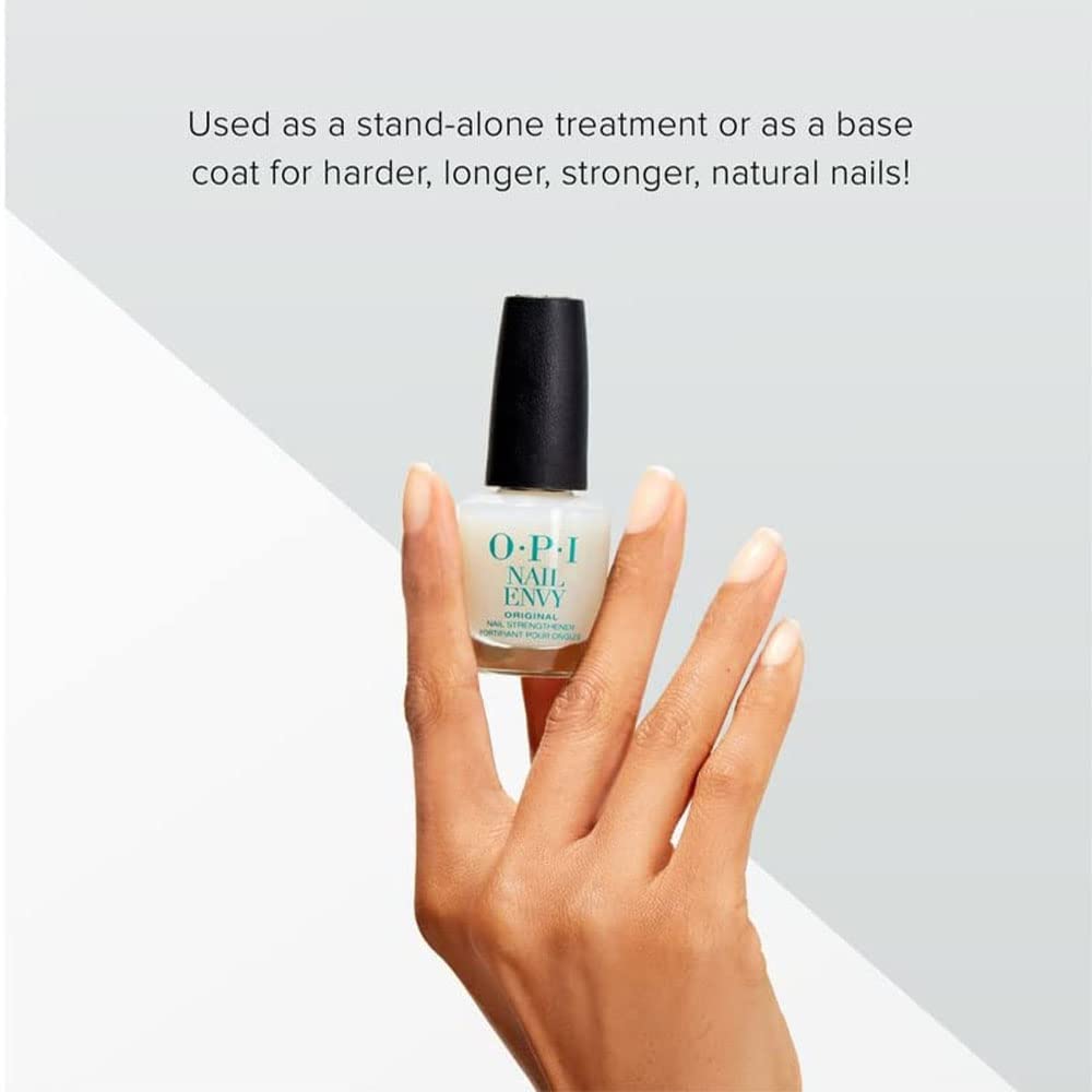 White Smoke OPI Nail Envy, Orgininal Nail Strengthener Treatment, Hawaiian Orchid, 0.5 fl oz