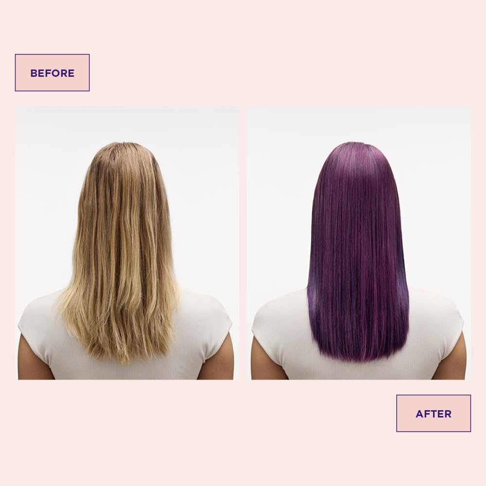 Misty Rose Maria Nila Color Refresh, Vivid Violet 3.4 Fl Oz, Purple/Violet Hair Mask, Semi-Permanent Pigments, 100% Vegan & Sulfate/Paraben free