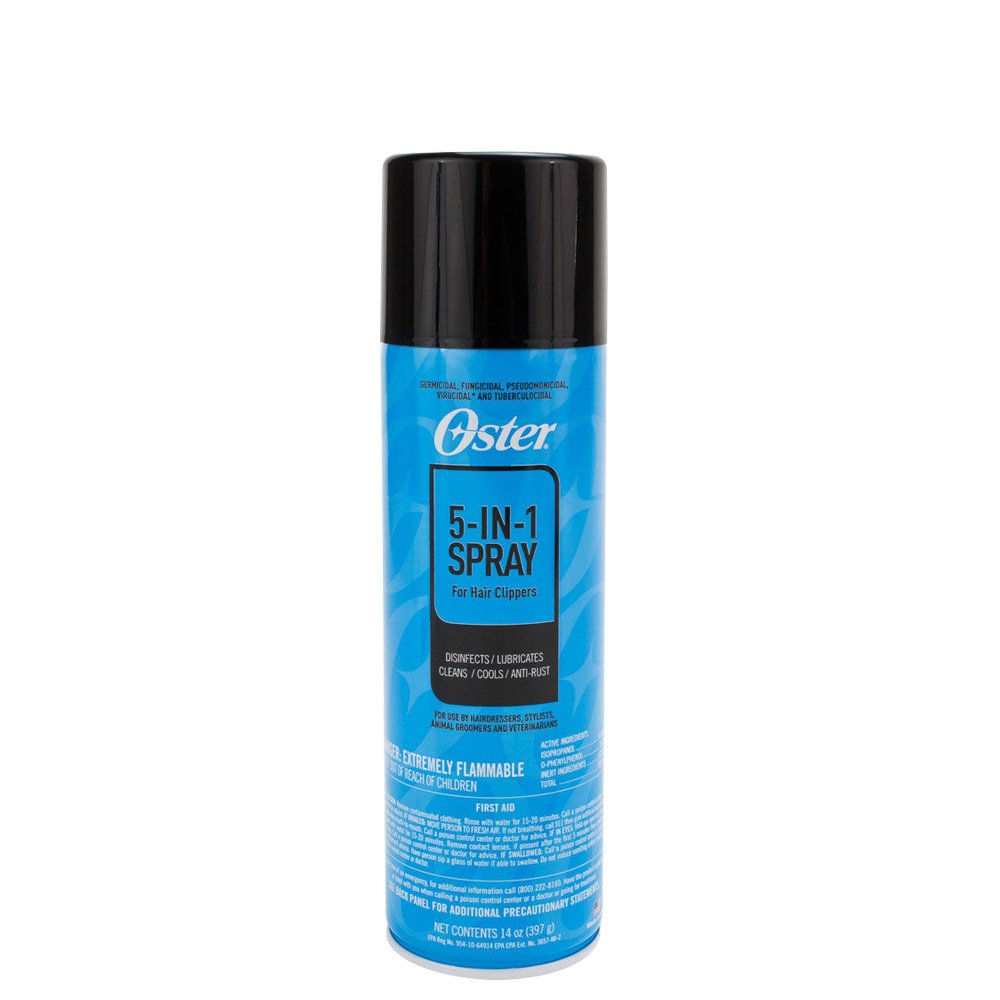 Black Oster 076300-107-005 5 in 1 Clipper Blade Care Spray