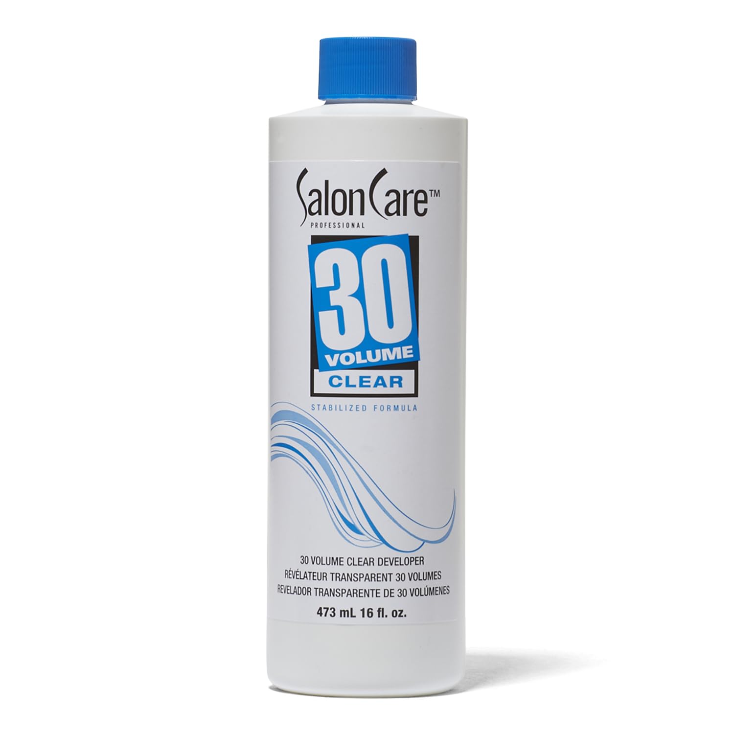 White Smoke Salon Care 30 Volume Clear Developer, Stabilized Formula for Consistent, Predictable Results, Superior Gray Coverage, 16 Ounce