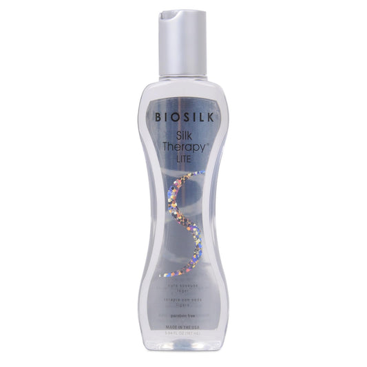 White Smoke BioSilk Silk Therapy Lite, Leave-In Reconstructing Treatment To Smooth Fine & Thin Hair, Sulfate, Paraben & Cruelty-Free, 5.64 Oz